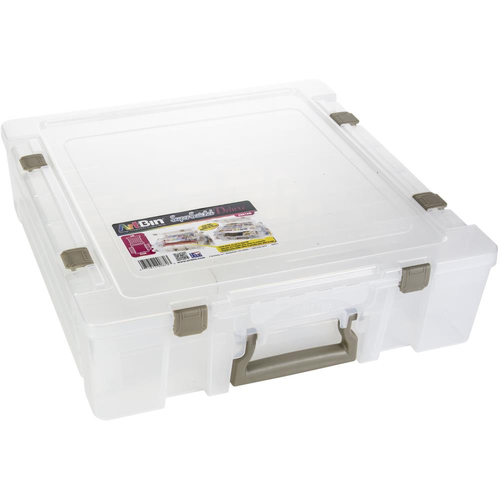 ArtBin Super Satchel Deluxe-17.25"X16.75"X5" Translucent