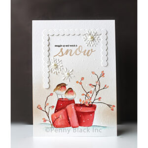 Penny Black Stamp Snow Builder