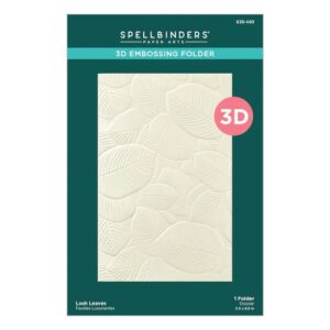 Spellbinders 3D Embossing Folder Lush Leaves