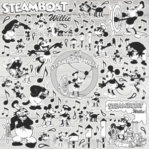 Reminisce Steam Boat Willie Sticker