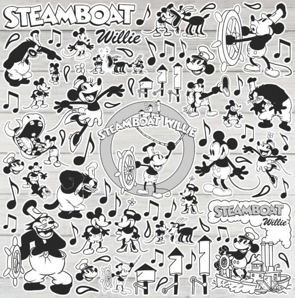 Reminisce Steam Boat Willie Sticker