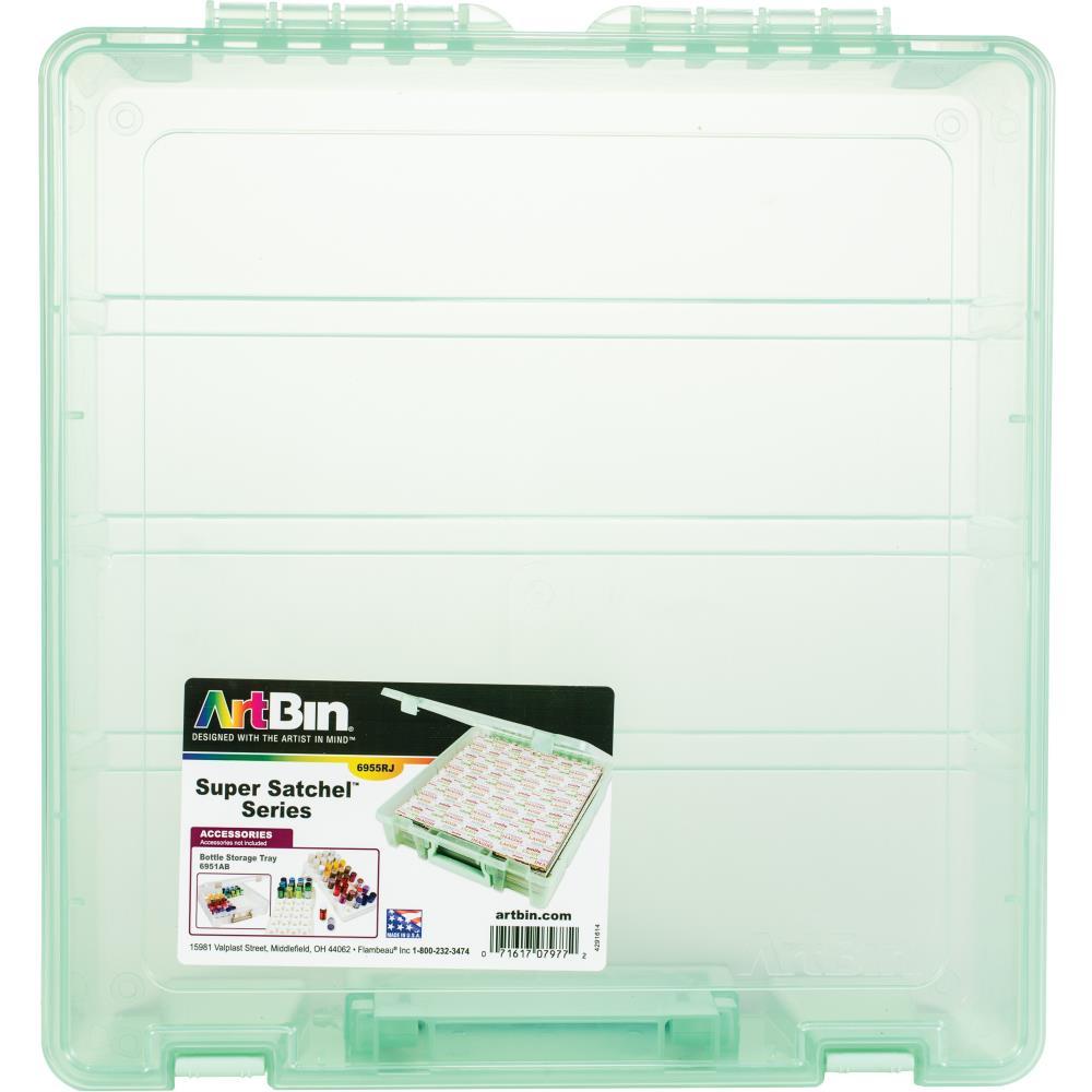 ArtBin Super Satchel Single Compartment-Mint, 15.25"X14"X3.5"