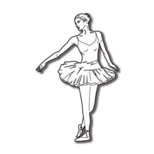 Stamping Station Laser Ballett Dancer #1