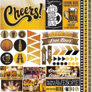 REMINISCE CRAFT BEER 12X12 STICKER