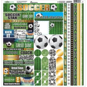 REMINISCE SOCCER 12X12 STICKER