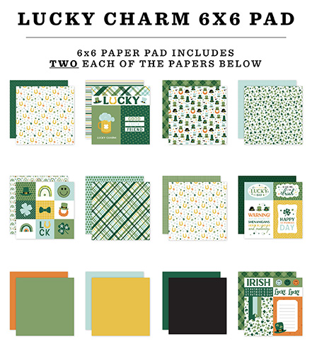 Echo Park Lucky Charm 6X6 Paper Pad