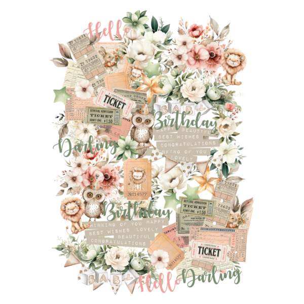 UNIQUELY CREATIVE DIE CUT HELLO DARLING