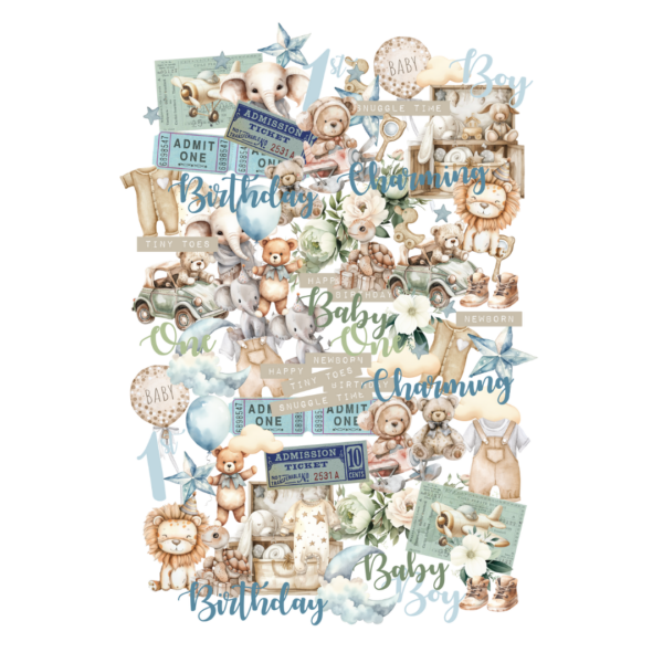 UNIQUELY CREATIVE DIE CUT HELLO DARLING AQUAMARINE