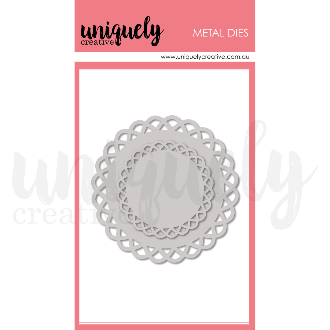 Uniquely Creative Die Lace Edge Circle