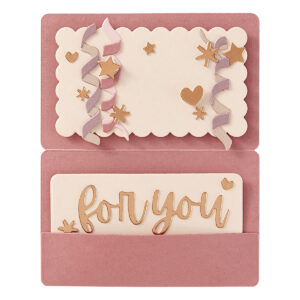 Spellbinders Treat Yourself Gift Card Holder Etched Dies From the Bougie Birthday Collection By Nina Boettcher